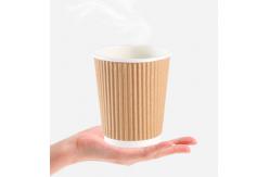 China Custom Printed Paper Coffee Cups 7Oz 16Oz Disposable supplier