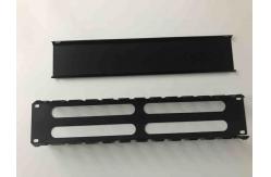 China 2u Horizontal Cable Management , Dustproof 19 Inch Rack Cable Management With Cover supplier