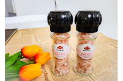 China Refillable Himalayan Salt Grinder Resuable Manual Glass Beads For Grinding supplier