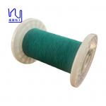 Natural Silk Covered Litz Wire 10 X 0.08mm Silver Conductor for sale