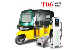 China Battery Operated Auto Electric Rickshaw Tuk Tuk Passenger For Handicap 3000W supplier