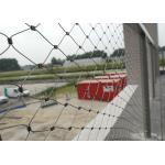 Tensile Knitted Stainless Steel Cable Netting Wire Mesh Horizontal / Vertical Orientation