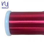 Customized Self-bonding Self-adhesive Red Color 0.035mm CCA Wire For Voice Coils / Audio Cable for sale