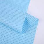 Cotton Antistatic ESD Fabrics Grid Polyester Static Dissipative Fabric for sale