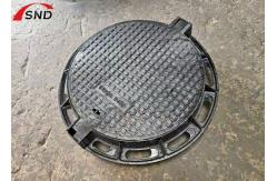 China D400 Cast Iron Round Manhole Cover With Snap Ring And Lock supplier