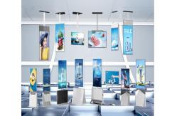 China RTC Clock Double Sided Digital Signage Interactive Touch 55in supplier