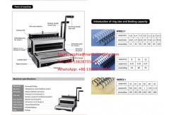 China Wire 3/1 Wire 2/1 Multifunctional Desktop Binding Machine supplier