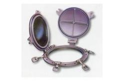 China Iron Ductile Iron Hinged Storm Water Windows with Lock and Screws supplier