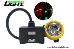 China Underground Coal Mining Lights 6.8Ah Panasonic Battery With Rear Warning Light supplier