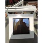 White Aluminum Mini Top Hung Window With Reflective Glass Project Awning for sale