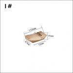 100 280 530ml Kraft Paper Boat Container For Chicken Rice Flower for sale