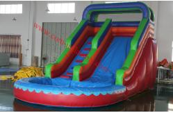 China children inflatable pool with slide  inflatable pool slide jumbo water slide inflatable supplier