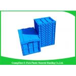 Solid Collapsible Storage Crate Moving Storage , Foldable Plastic Box Eco-Friendly
