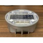 Road Cone Sign G105 White LED Solar Road Stud with Embedded Reflective Material