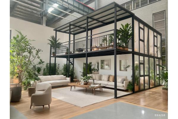 Two-Layer Expandable Prefab Homes with Energy-saving and Environmentally Friendly Features