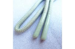 China Fashion Polyester 4.5mm Thick Drawstring Cord With Silicone Tips supplier
