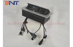 China Popular Office Desk Pop Up Sockets , Desk Hidden Socket with Universal Outlets supplier