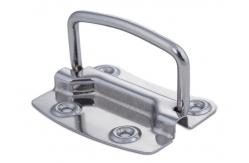China 150kg 300LBS Chrome Plated Spring Loaded Hasp For Wooden Case supplier