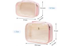 China Multi Functional Waterproof Toiletry Bag Makeup Organizer With Zipper Handle supplier