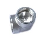 SS 304 Socket Weld Pipe Fitting / 90 Degree Socket Elbow For Construction