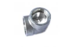 China SS 304 Socket Weld Pipe Fitting / 90 Degree Socket Elbow For Construction supplier