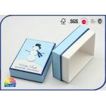 Christmas Snowman 4C Printed Customized Size Rigid Shoulder Box With Buttons