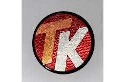China Custom Flag Welding Heat Press Badge Applique 3D Tpu Clothing Logo Patches supplier
