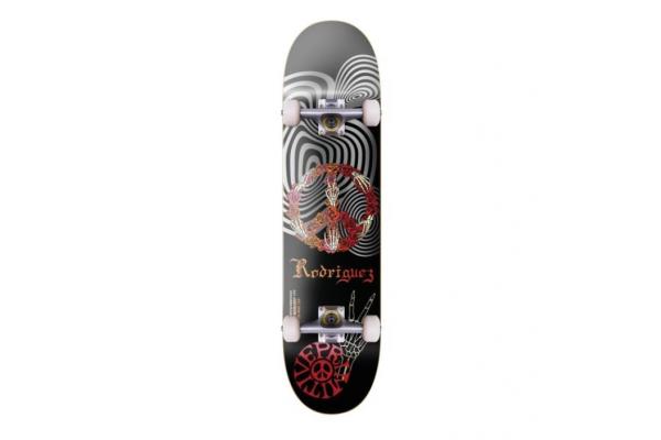 Primitive Skateboarding Paul Rodriguez GFL Black Complete Skateboard - 7.75 x 31.875