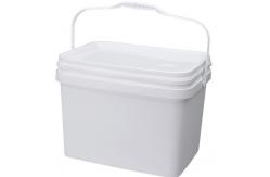 China Water Environmentally Friendly Rectangular Plastic Bucket 6L supplier