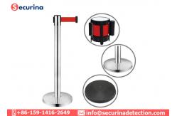 China Security Crowd Control Barrier Rope , Retractable Rope Barrier Height 900 Mm supplier