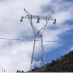 110kV 132kV Angular Steel Lattice Overhead Line Tower for sale