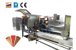 China Automatic Ice Cream Cone Making Machine Snow Waffle Cone Machine 1.5kw supplier