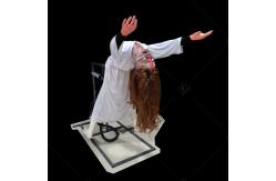 China Decoration Haunted House Props Pneumatic Ghost Animatronic Dropping Corpse supplier