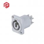 Dust Proof 3P3C IP68 Waterproof Rj45 Panel Mount Jack
