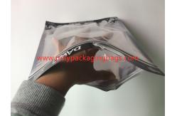 China Custom Printed Laminated Zip Plastic Poly Bag With Hanger For Garment / Underwear supplier
