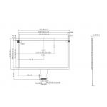 10.1 Inch 1024x600 Resolution LCD Panel for Professional Applications 500nits Brightness