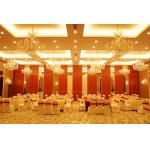 Laminated Decorative Movable Partition Wall / Hotel Folding Room Divider