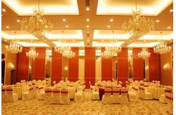 China Laminated Decorative Movable Partition Wall / Hotel Folding Room Divider supplier