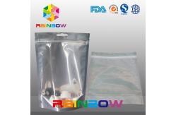 China Body Mist & Lotion Aluminum Foil Back And Clear Front Cosmetic Pouch Doypack supplier