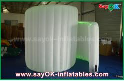 China Kampa Air Tent White Inflatable Led Lighting Inflatable Sprial Wall Photo Booth Background supplier