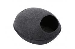 China Cats Accessories Detachable H26cm Felt Pet Cave With Cushion supplier