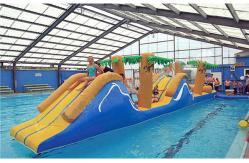 China Inflatable Obstacle Challenge Course, Inflatable Water Sports For Adults supplier