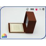 CMYK Brown 1200gsm Paper Gift Lid Box Soap Product jewelry for sale