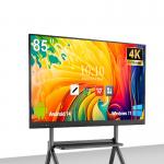 Custom LOGO 4K Resolution Screen OEM/ODM Interactive Digital Whiteboard for sale