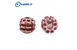 China Steel Alloys Brass CNC Titanium Parts Turning Anodize Surface supplier