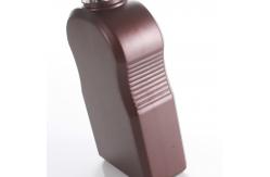 China 200ml Brown Square Shampoo Pump Bottles 24/415 Screw Cap supplier