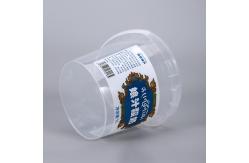 China Custom Logo IML Plastic Cheese Ice Cream Packaging Box with ISO9001SGS Certificate supplier