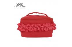 China Blank Zipper Foldable Travel Canvas Custom Cosmetic Bag supplier