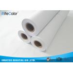 42 / 44 Matte Coated Inkjet Paper Rolls Wide Format Printing Anti Fading