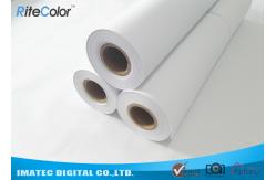 China 42 / 44 Matte Coated Inkjet Paper Rolls Wide Format Printing Anti Fading supplier